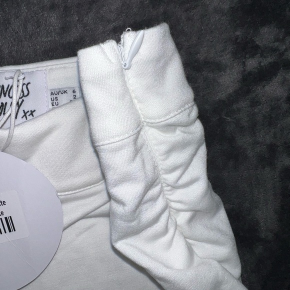 Princess Polly Benji Mini Skirt in White Size 2 New with tag - Picture 16 of 16